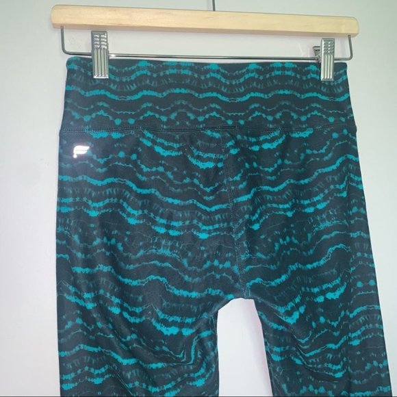 Fabletics Leggings Size Small‎ Teal Blue Define Mid-Rise Powerhold Compression - Picture 7 of 7